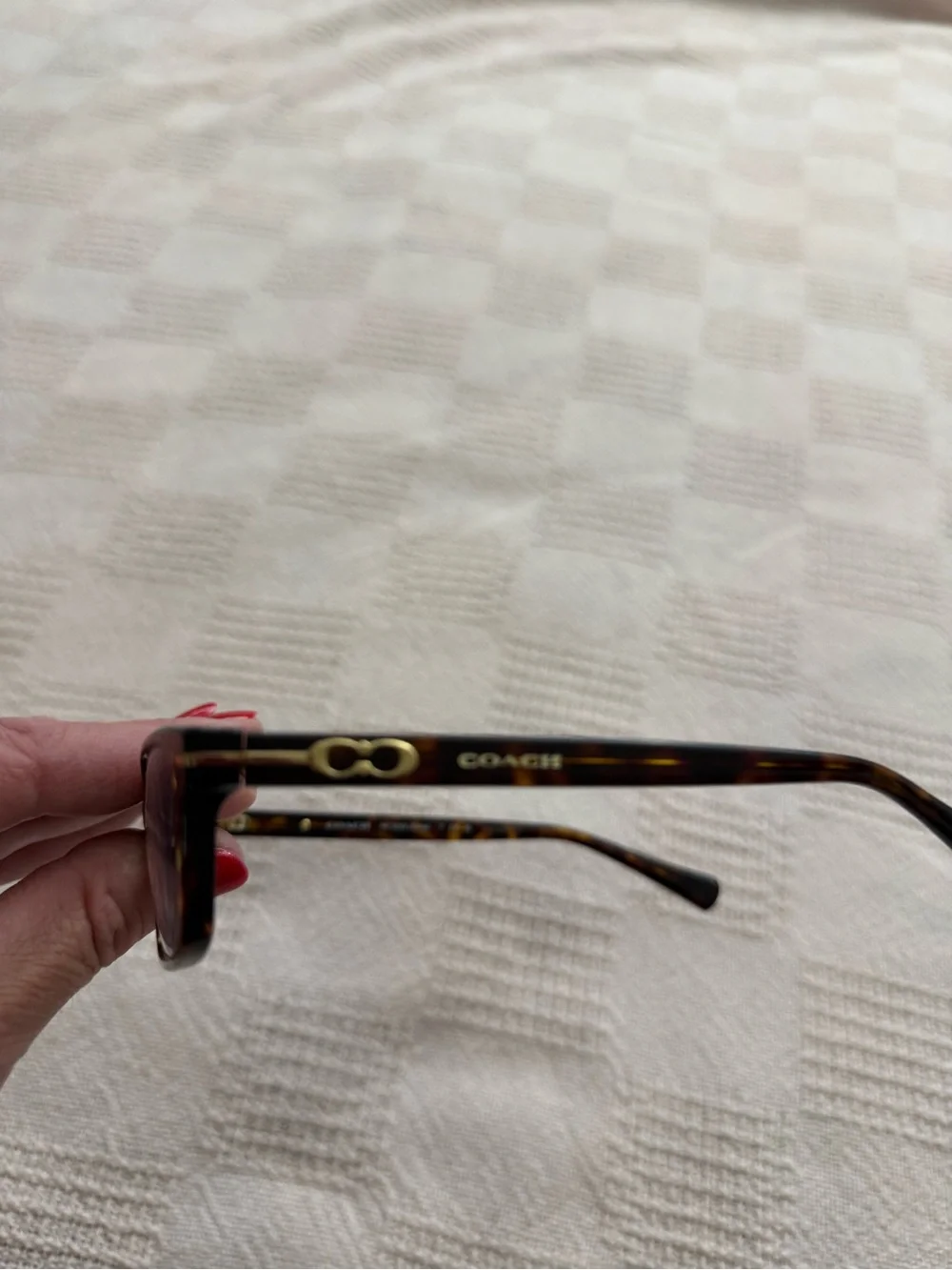Coach HC6054 Elise Tortoise Prescription Eyeglass Frames 52-16-135w/ Cloth